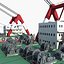 floating crane 3D model