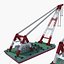 floating crane 3D model