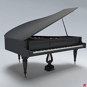 3d grand piano
