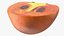 Persimmon Fruit Half