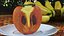 Persimmon Fruit Half