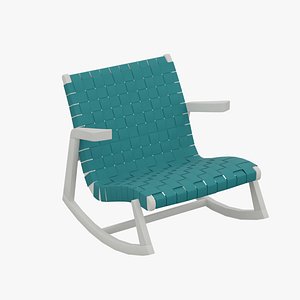 Dark Cyan Rocking Chair