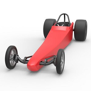 Dragster with turbo drag axle Scale 1 to 25