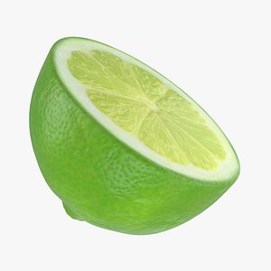 3D Lime Half