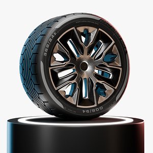 High-Detail Realistic Wheel Concept Design 4K Textures  3D model