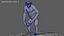 3D Chimpanzee RIGGED model