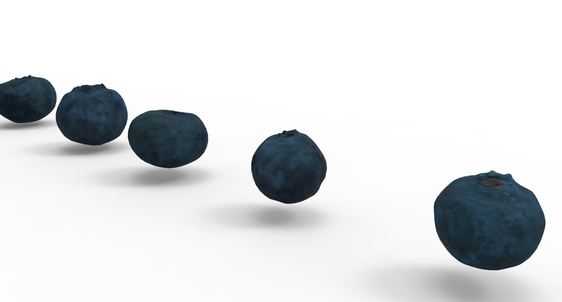 Blueberry Berry 3D Model - TurboSquid 1532362