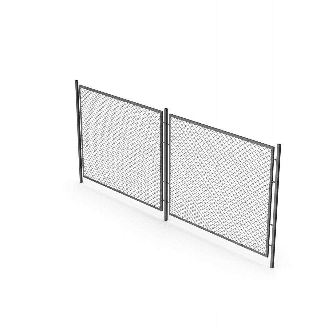 Metal Wire Fence 3D - TurboSquid 2308589, image size:1080x1080