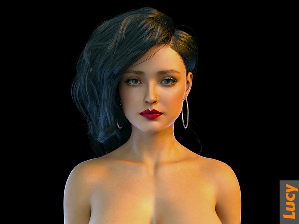 3D Female Model - Lucy