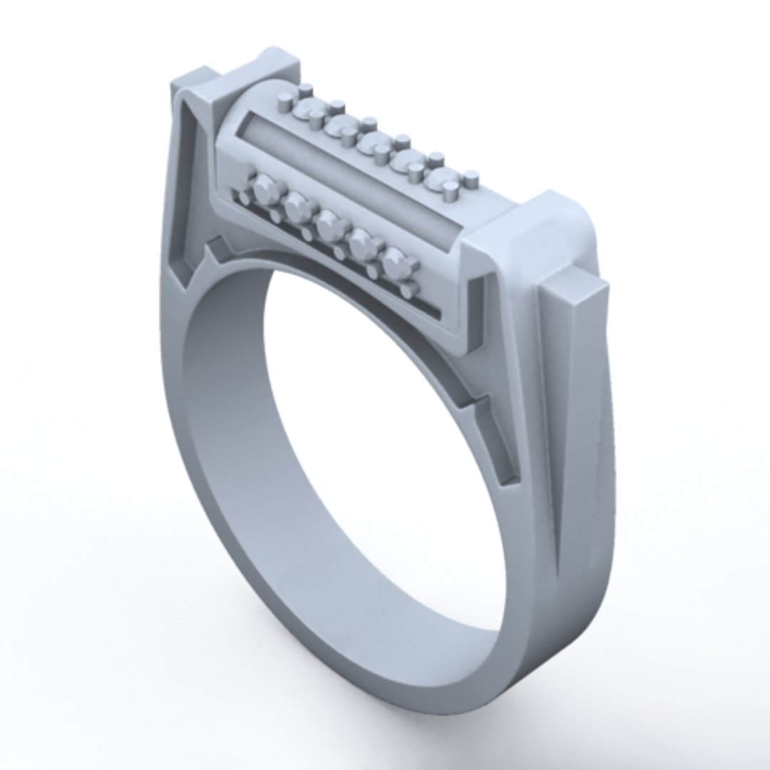 X Gold Ring