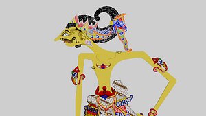 3D model Wayang Kulit Setyaki