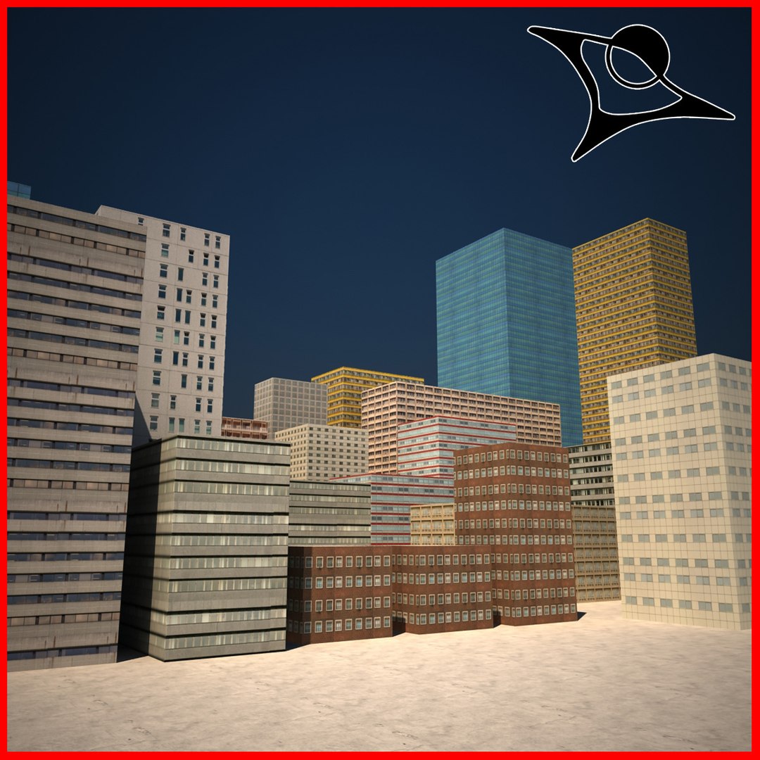 free max model buildings polys