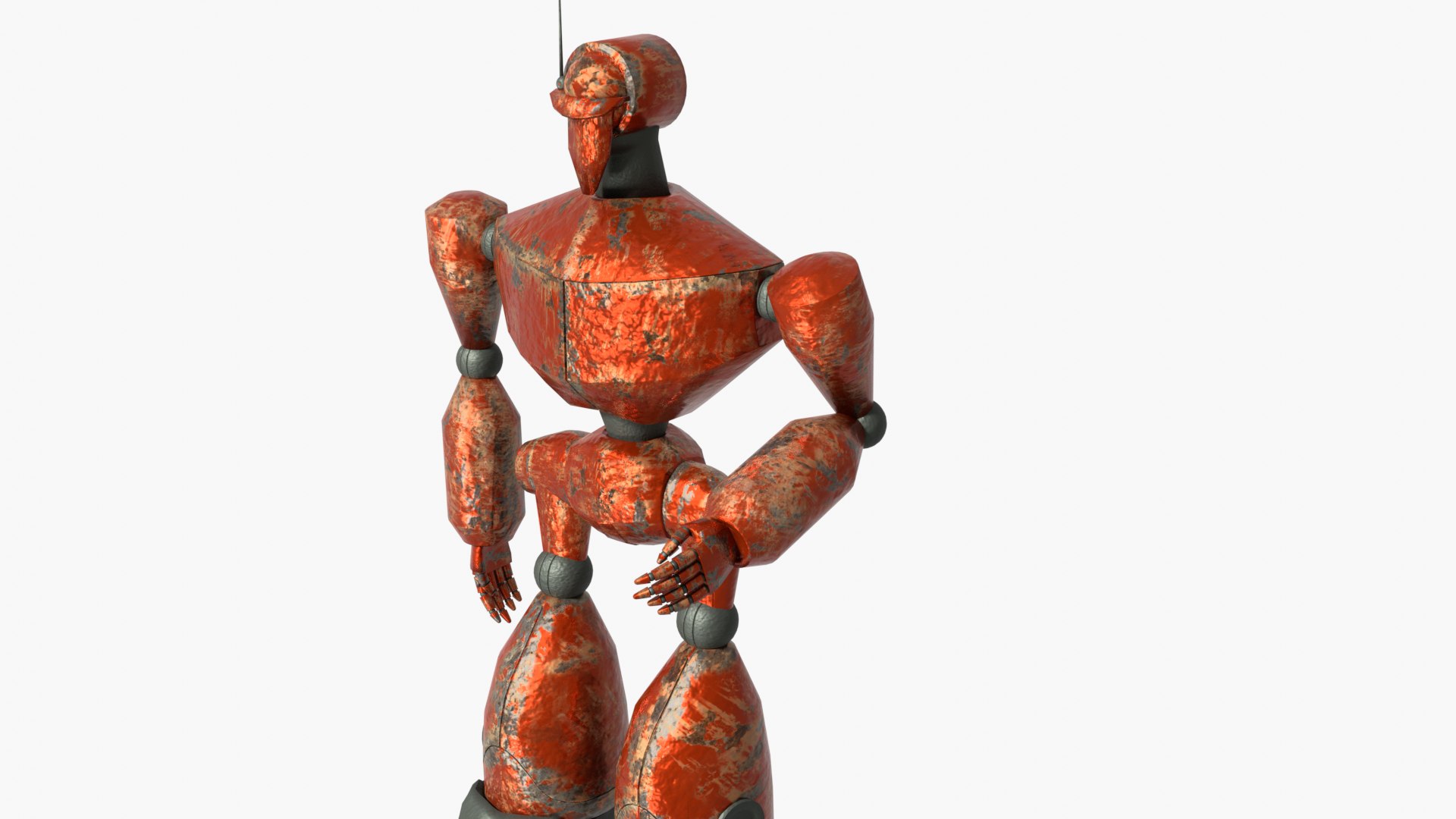 Rusty Robot 3D Model - TurboSquid 1508693