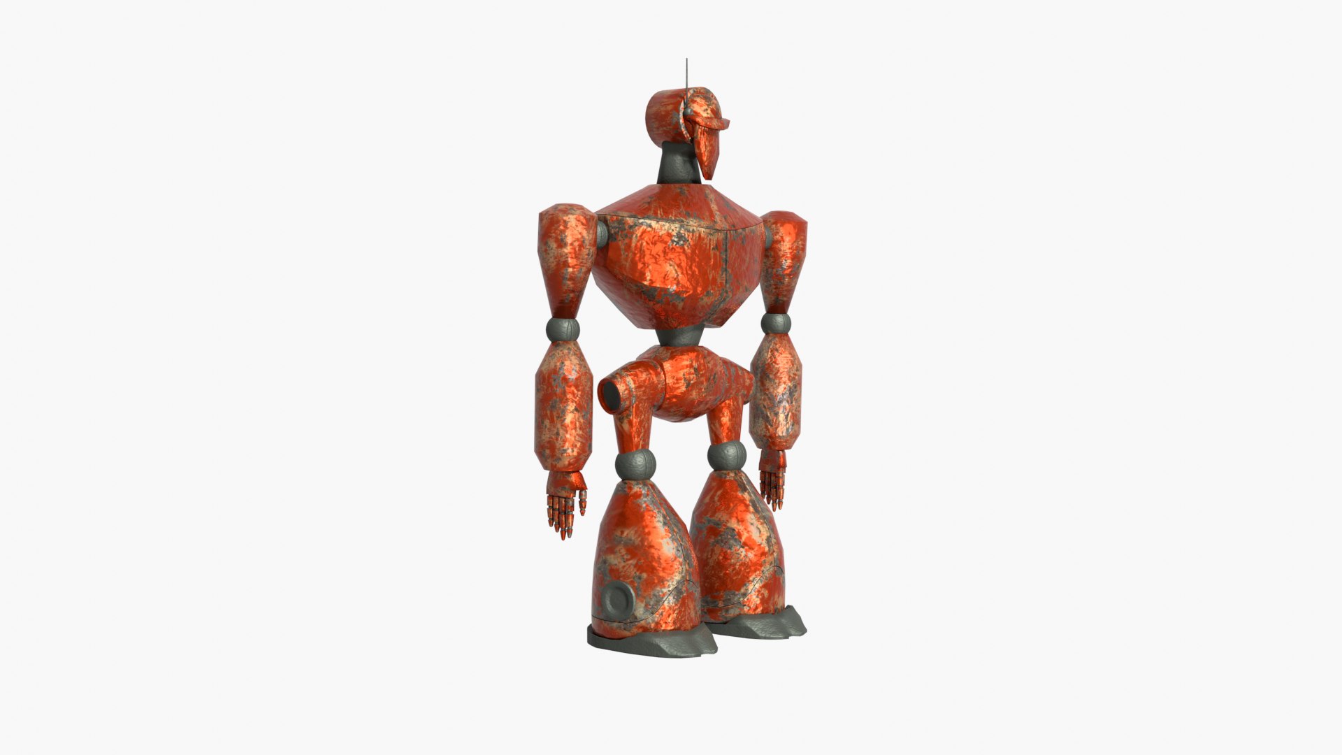 Rusty Robot 3D Model - TurboSquid 1508693