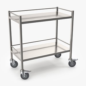 3D stainless steel cart