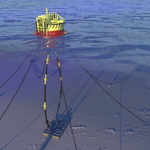 SPM buoy 3D model