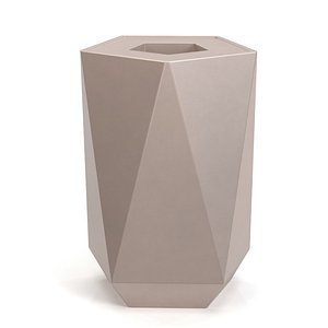 Titan Trash And Recycling Container PBR 3D