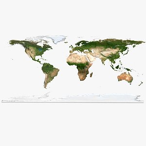 World Topographic Map