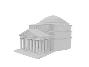 Pantheon in Rome 3D model