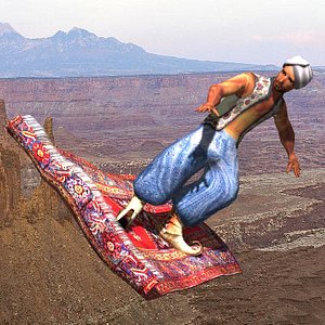 3d model oriental mage magic carpet