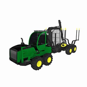 forestry forwarder 3D model