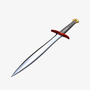 3D Cartoon Sword 3D Model