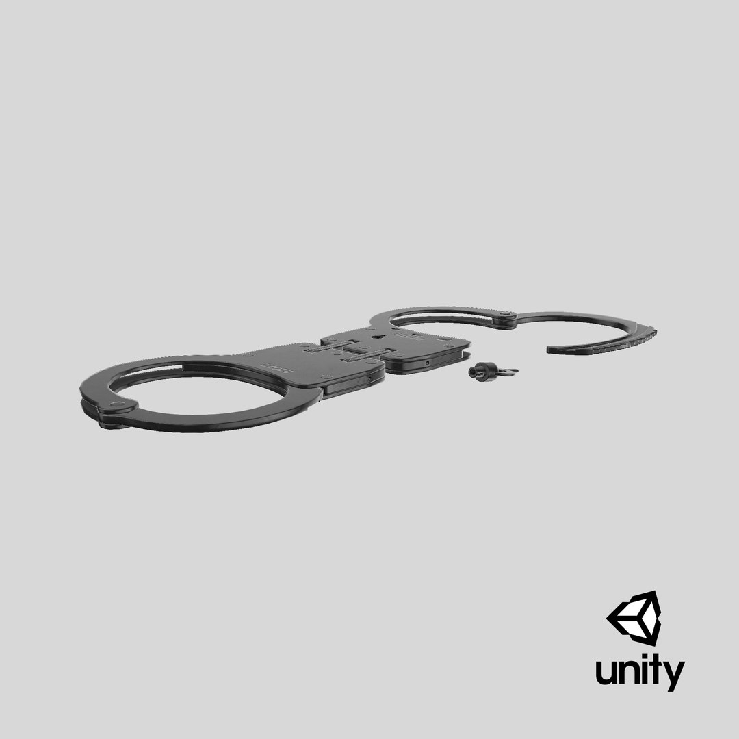 3D Hinged Oxidized Handcuffs with Key https://p.turbosquid.com/ts-thumb/UI/9P2gT8/7w/stemcell_unity_render/png/1710782318/1920x1080/fit_q87/e2674e45742296b3f865bc9b0a4ac2bb8e539cd4/stemcell_unity_render.jpg