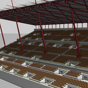 stadium seat 3d model