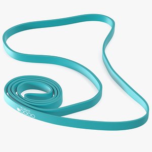 elastic fitness resistance band 3D model