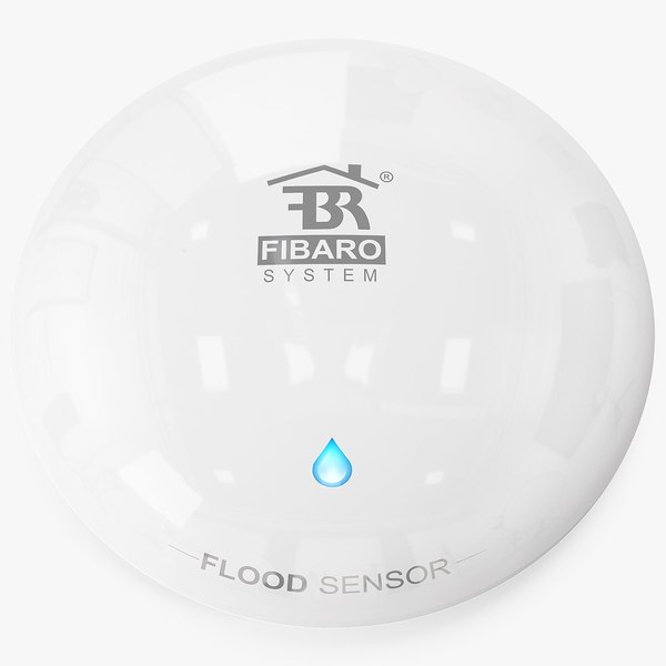 fibaro flood sensor 3D