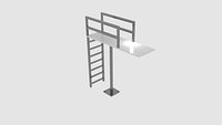 Pool Ladder Jump Board