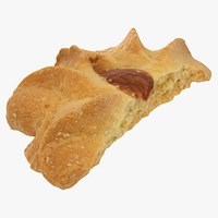 Half Cut Almond Shortbread Cookie
