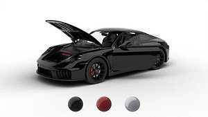 Porsche 911 Carrera 4GTS 2025 HQ 3d model 3D model