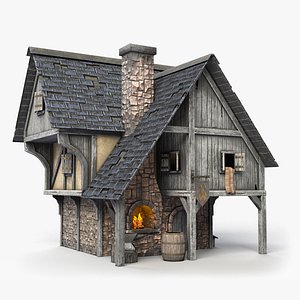 Minecraft Medieval Building Pack 3D Model $10 - .blend .obj .fbx