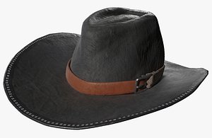 3D cowboy hat model