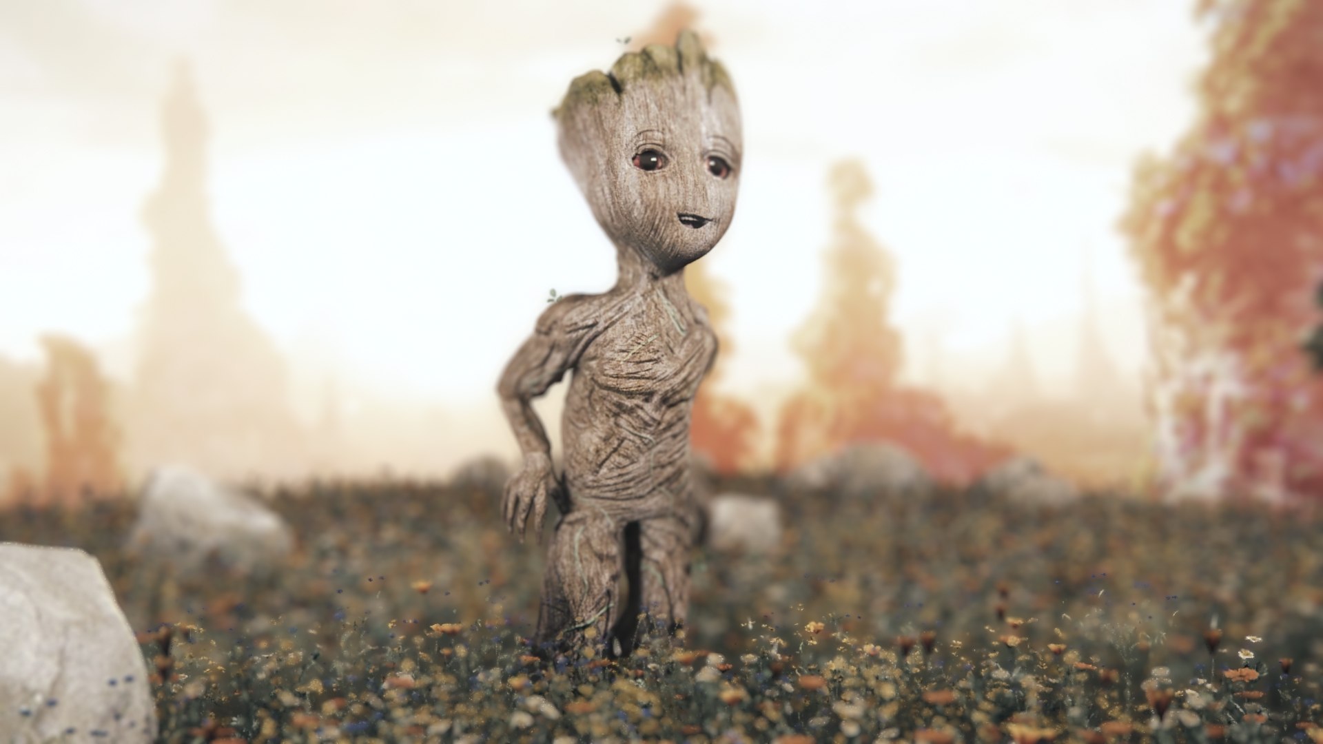 Baby Groot Model - TurboSquid 1493585