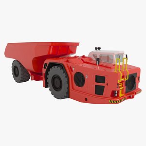 3D model construction underground mining heavy truck