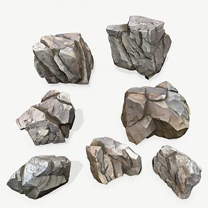 volcanic rocks 3D