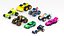 Zabawki Low poly Cartoon Cars