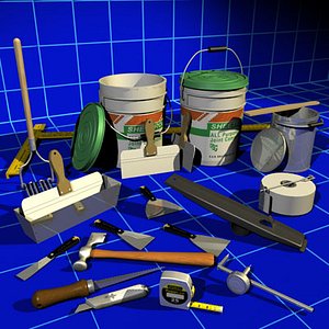 Drywall Tools & Mud Buckets 01