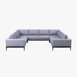 Rivo U Sectional Fabric