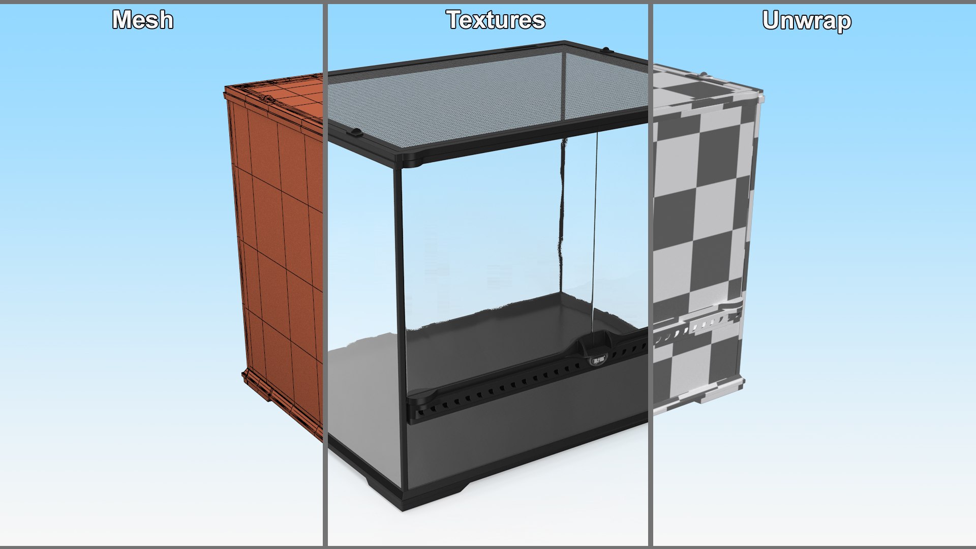 Medium Size Terrarium Empty 3D model https://p.turbosquid.com/ts-thumb/UI/iwtdTj/vW/mediumsizeterrariumempty3dmodel011/jpg/1698209271/1920x1080/fit_q87/72bdd7c10fcad9c25ea581ac2126259131e2d6b8/mediumsizeterrariumempty3dmodel011.jpg