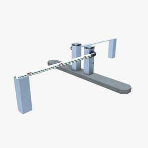 Boom Barrier 3D model