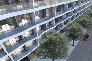 3d ocean shophouse model