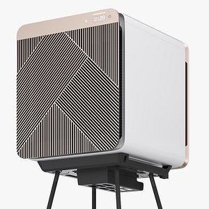 Samsung Bespoke cube air small and Stand 3D model