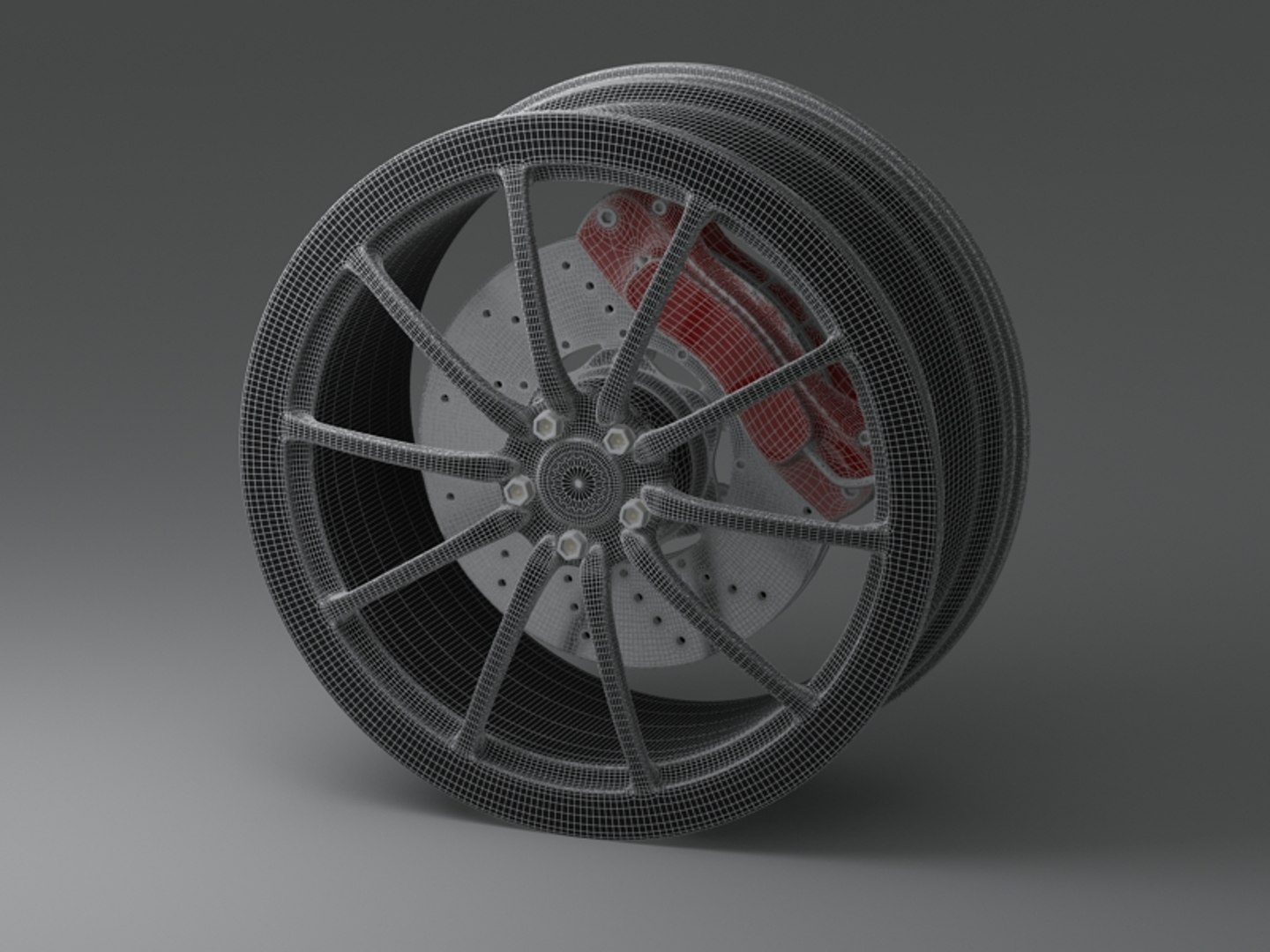 car rim 3d model