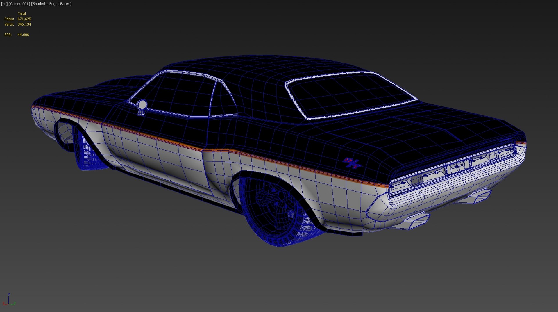 3d Model Dodge Challenger