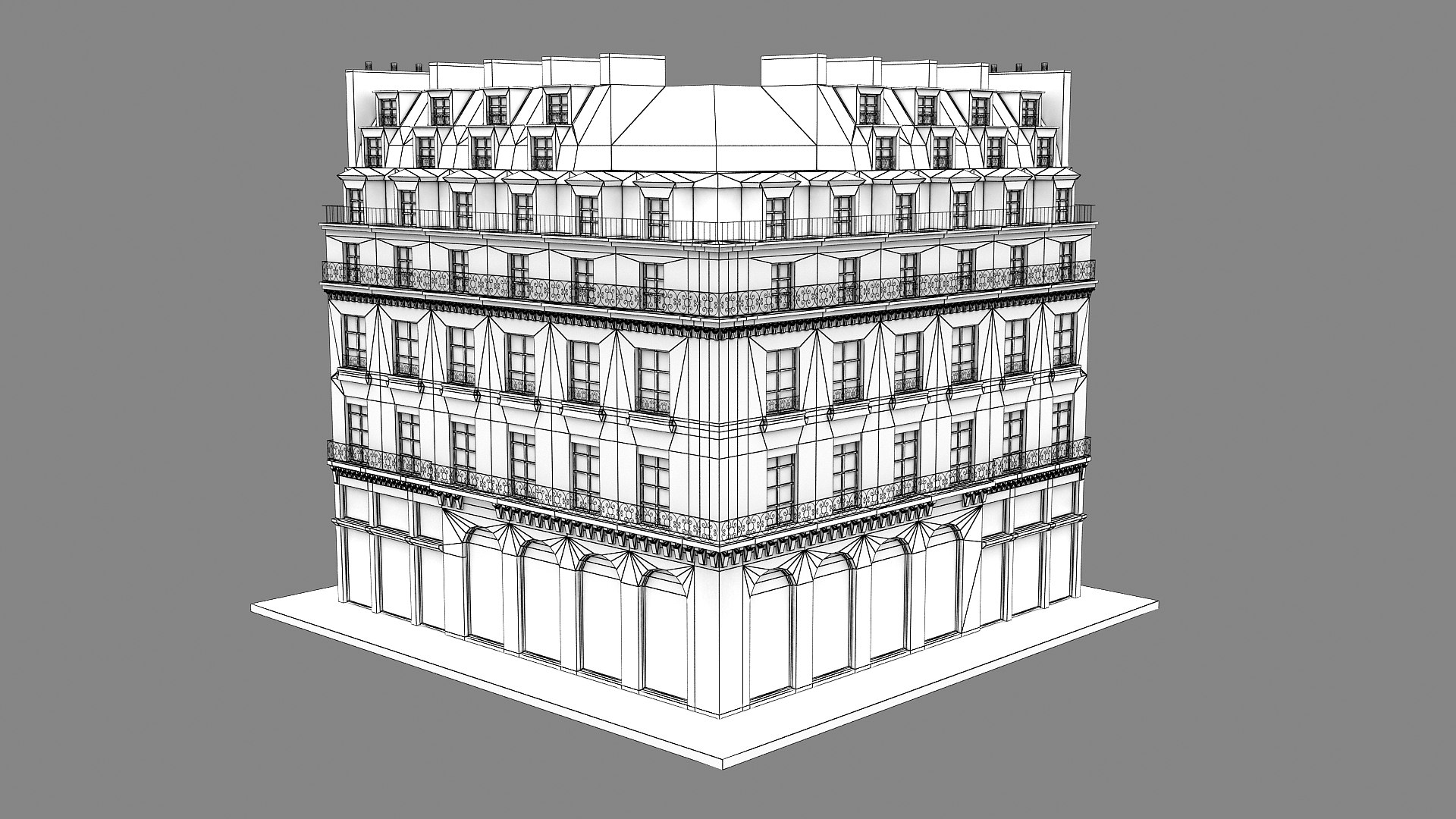 Typical Parisian Apartment Building 32 3D model https://p.turbosquid.com/ts-thumb/UI/xXV4Bl/VG/wire_010007/jpg/1631427706/1920x1080/fit_q87/6b84e7607bb2c9ddced06e2c9523ad32db2f6431/wire_010007.jpg