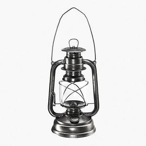 realistic kerosene lantern 3D model
