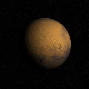 red planet mars 3d model